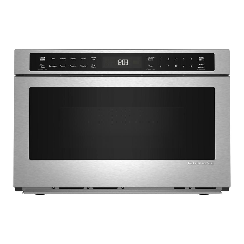 24" Under-Counter Microwave Oven Drawer with Steam Cooking