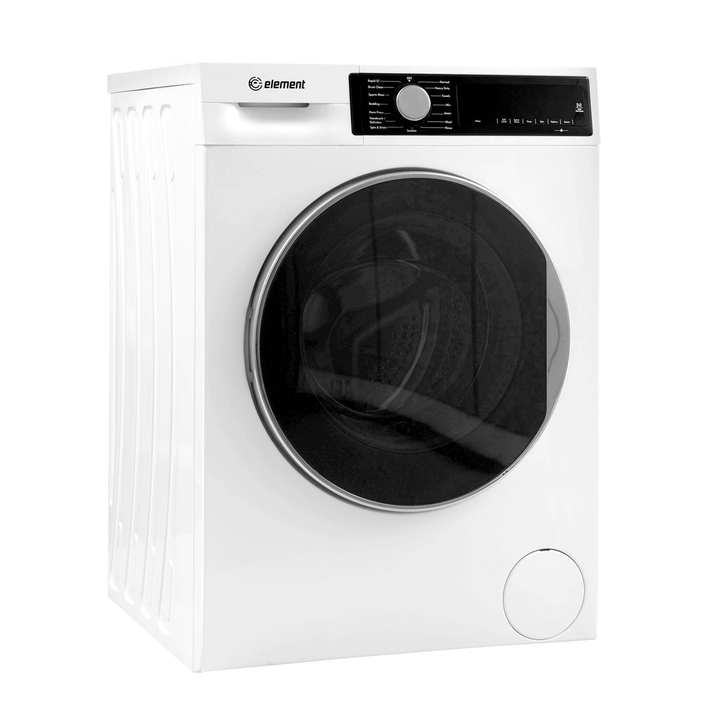 Element Electronics 24-inch 2.2 cu. ft. Front Load Washer – White, ENERGY STAR (ECW2224EGW)