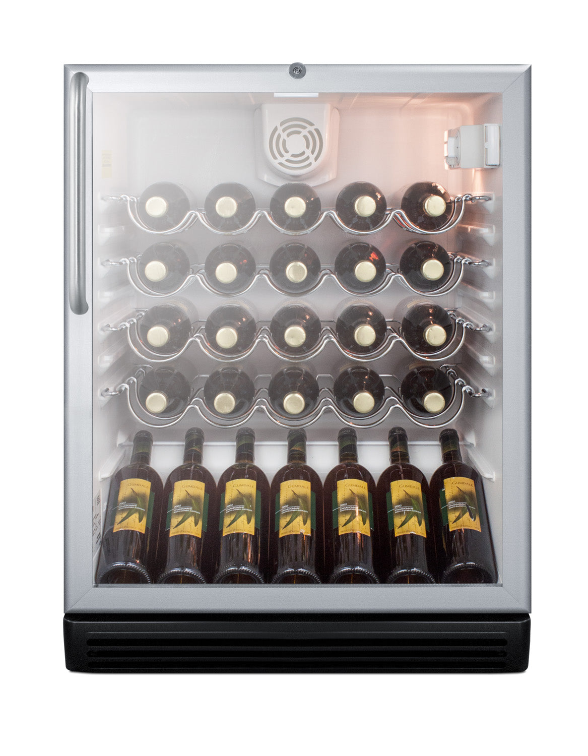 24" Wide Built-In Wine Cellar - Left Hand Door