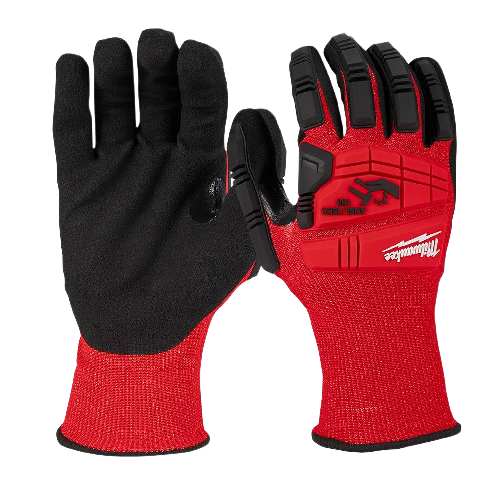 Milwaukee Impact Cut Level 3 Nitrile Dipped  Glove - L