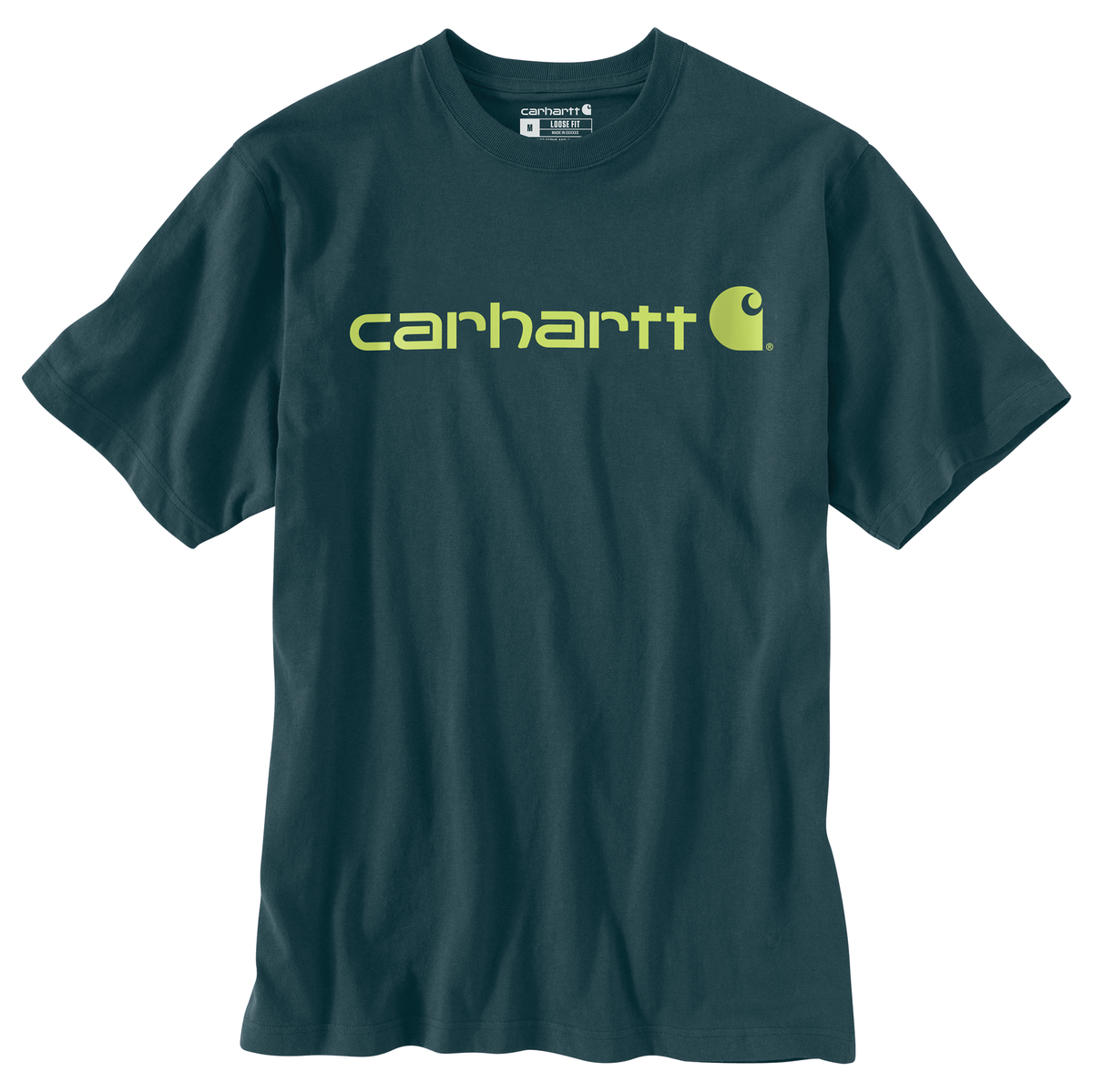 Carhartt Men's Loose Fit Heavyweight Short-Sleeve Logo Graphic T-Shirt