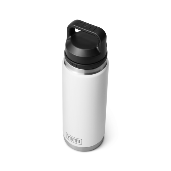White stainless steel 26 oz insulated bottle with black chug cap, part of Drinkware and Kitchen & Kitchenware collections under $100
