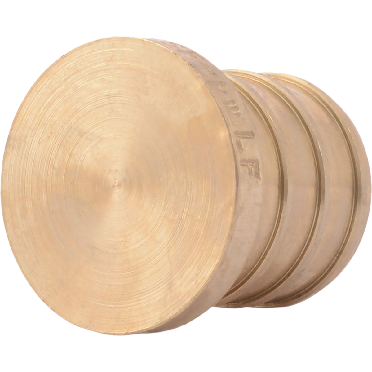 Brass test plug with barbed design for PEX pipe sealing in plumbing and pipes & fittings under $50 collection