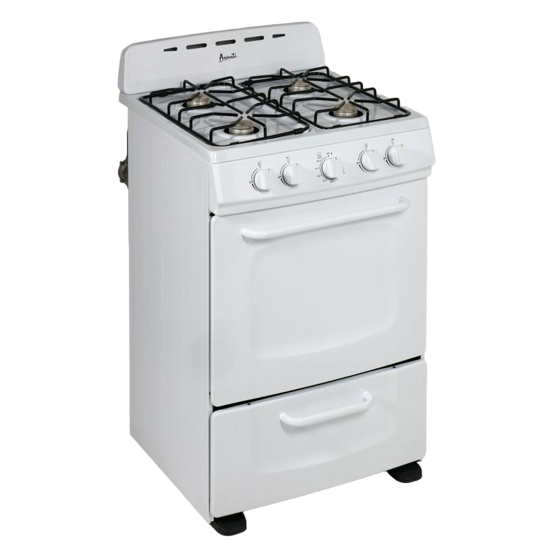 Avanti 24" Gas Range Oven - White