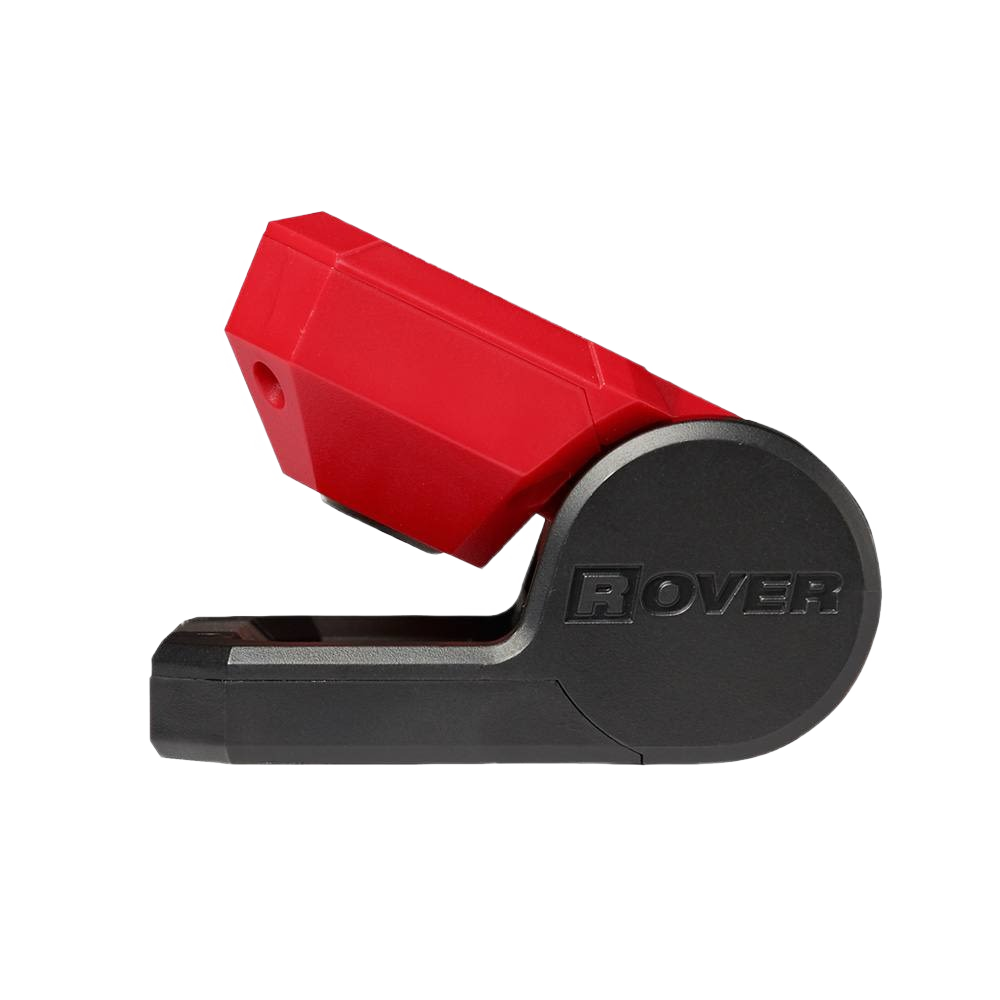 Compact red and black portable USB rechargeable pivoting flood light for tools and home improvement use