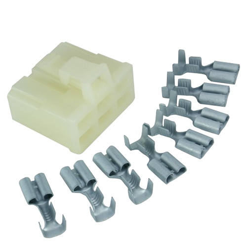 6-pin electrical connector with metal terminals for John Deere parts and accessories in tools and home improvement collections