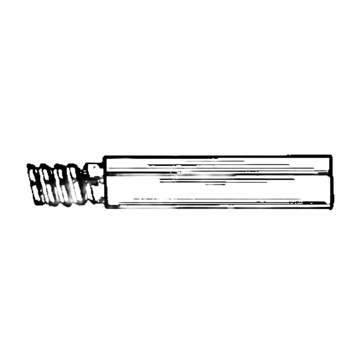 Threaded wooden broom handle with natural finish, designed for durability in home improvement tasks