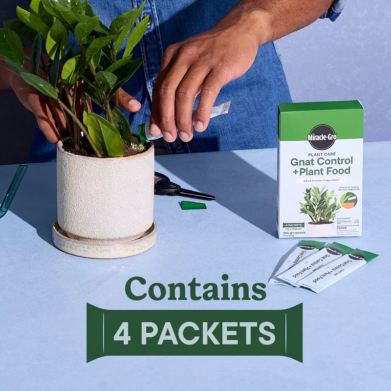 Miracle-Gro Plant Care Gnat Control + Plant Food