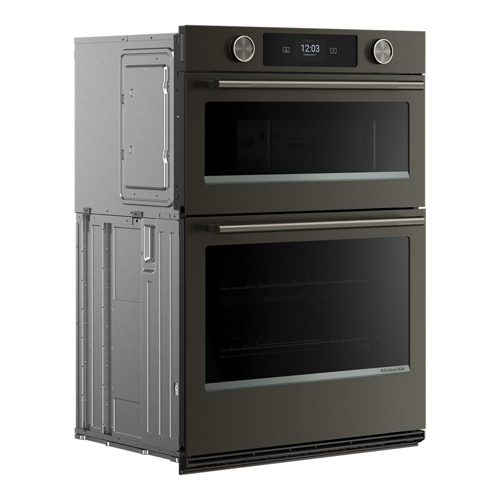 30-inch Smart Electric Combo Wall Oven with Assisted Cooking Modes - Black Ore