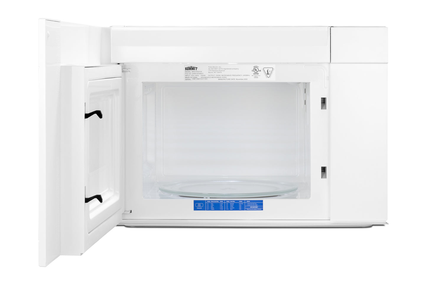24" Wide Over-the-Range Microwave