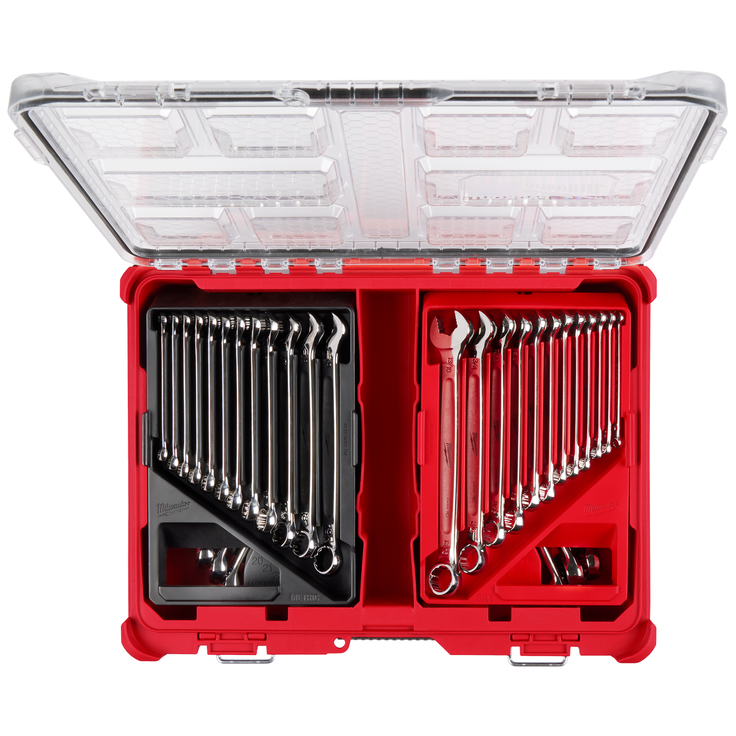 Milwaukee 30pc Metric & SAE Combination Wrench Set with PACKOUT™ Organizer