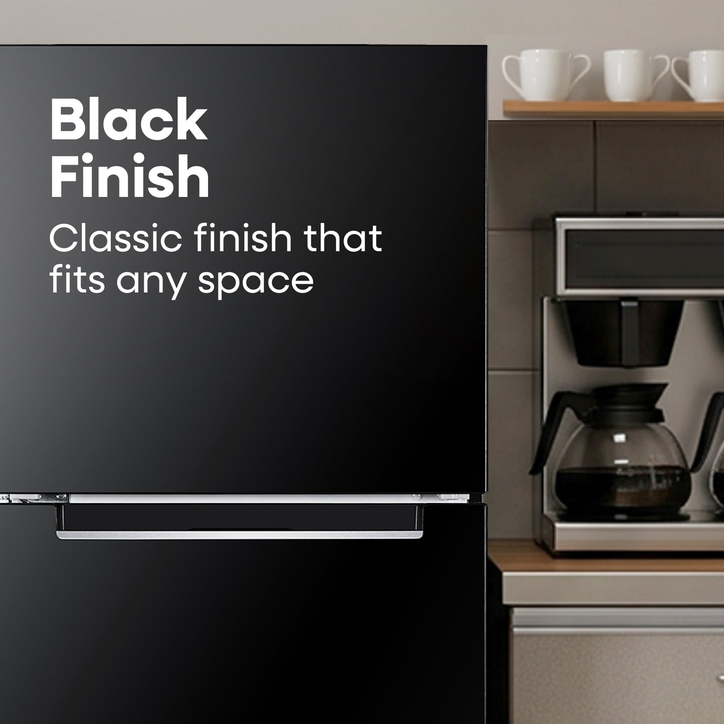Element Electronics 10.1 cu. ft. Top Freezer Refrigerator - Black, ENERGY STAR (ENR10TFGBB)