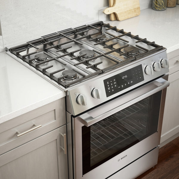 Benchmark™, Dual Fuel Slide-in Range, 30'', Stainless Steel