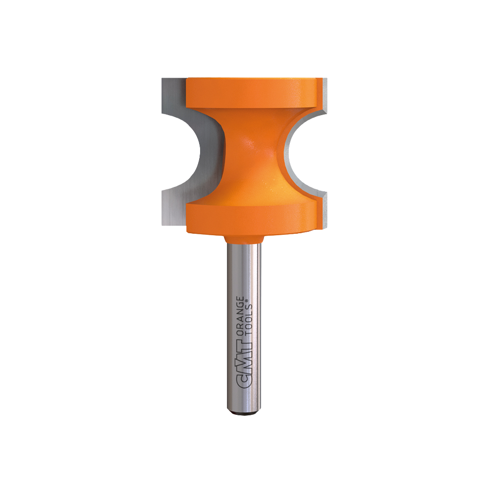 CMT Orange Tools 1-3/4” x 1-5/8” Bead & Bull Nose Bit, 1/2" Shank