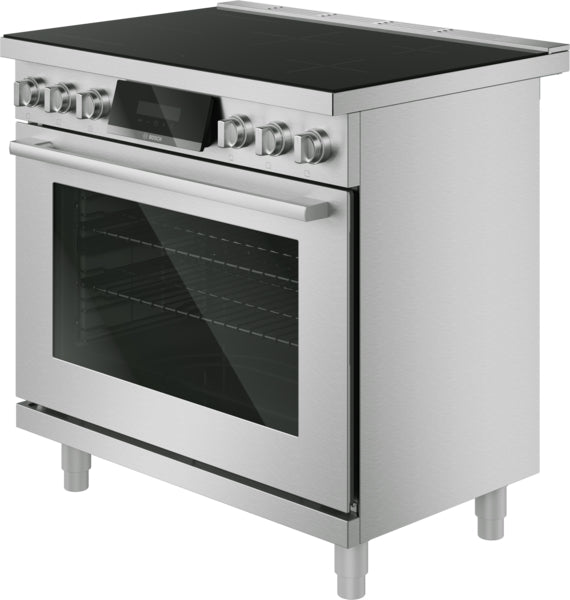 800 Series, Induction freestanding range, 36'', Stainless Steel