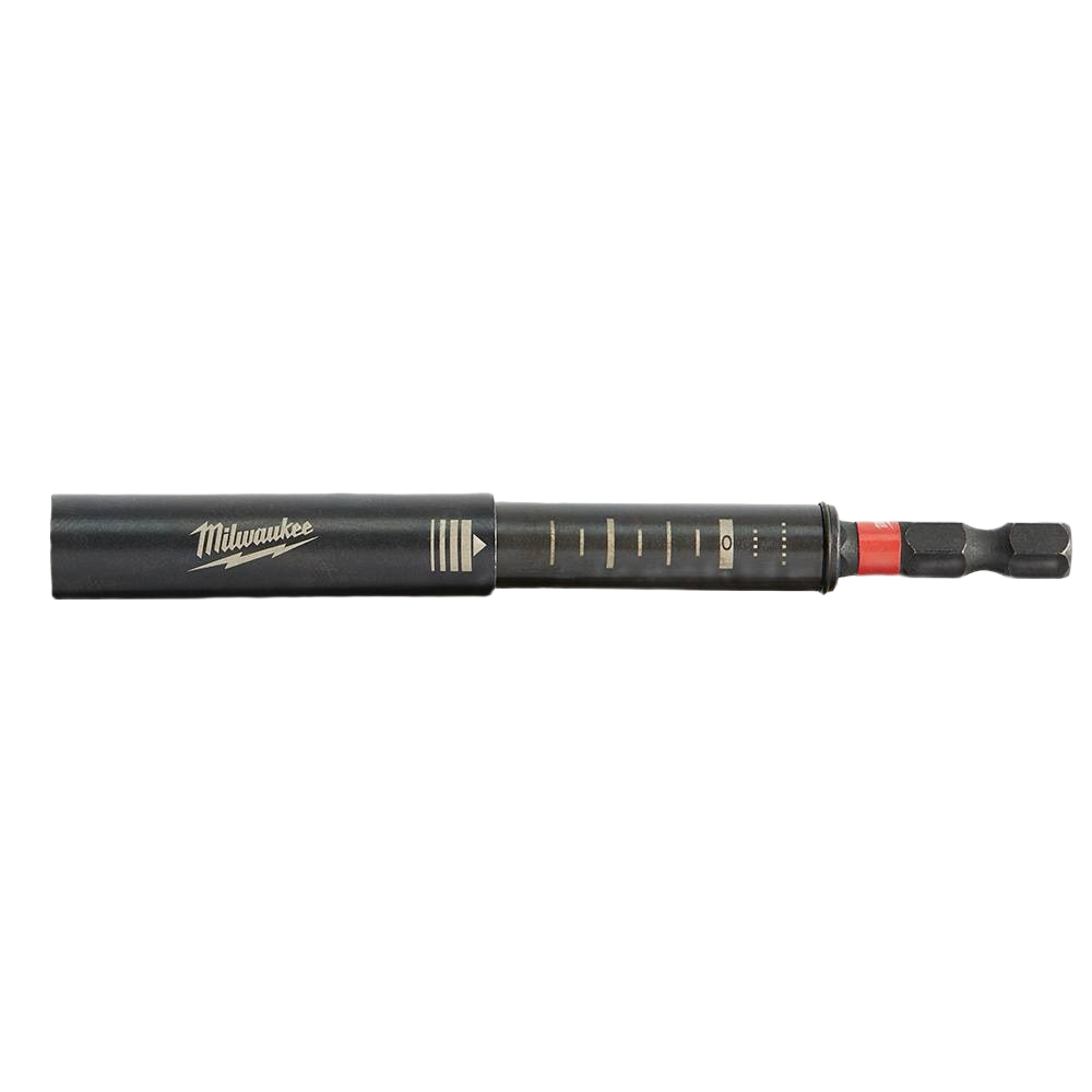 Black Milwaukee impact duty magnetic drive guide with hex shank for power tool and woodworking accessories under $50 collection