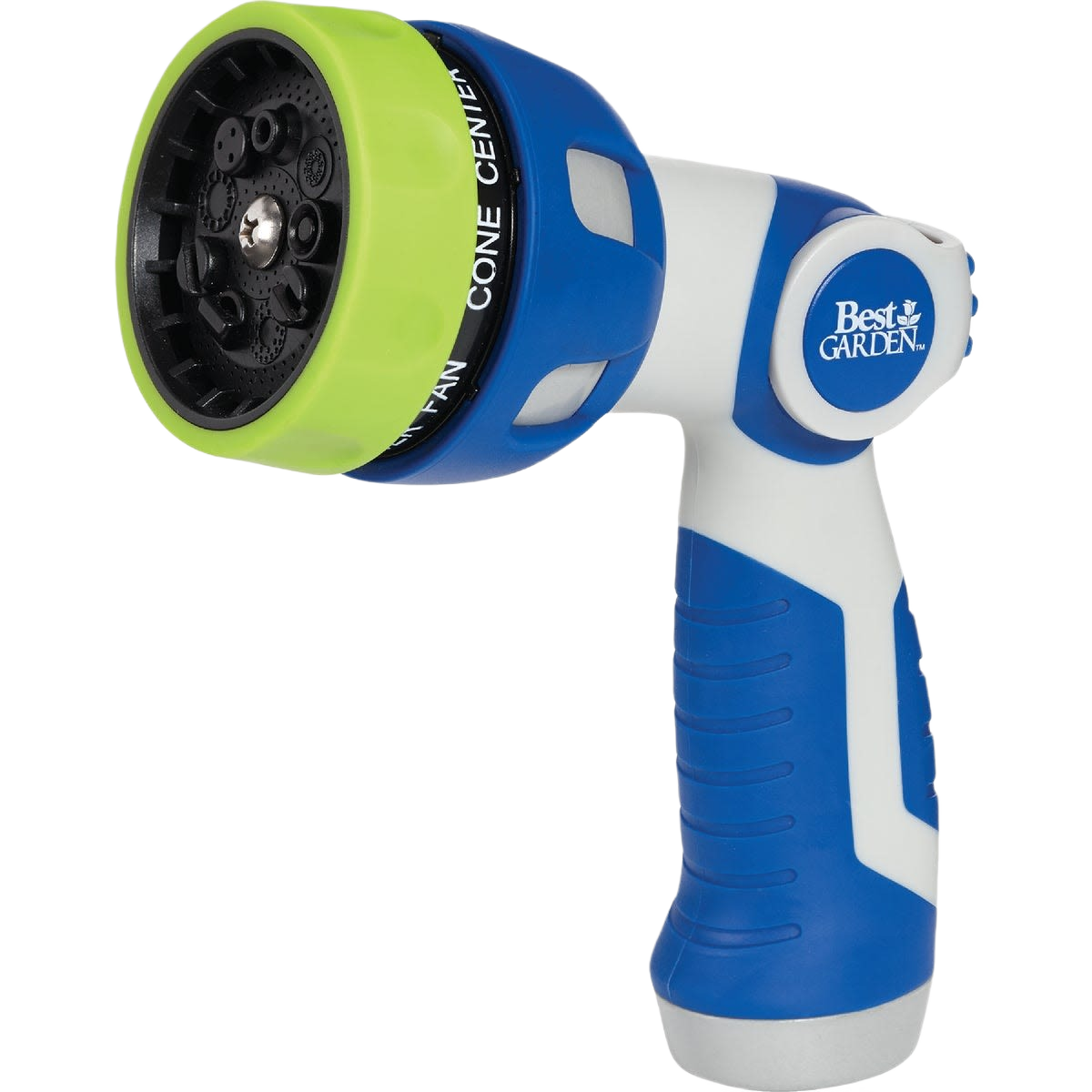 best garden spray nozzle Best Garden Metal 9-Pattern Nozzle Blue & Gray GN93691