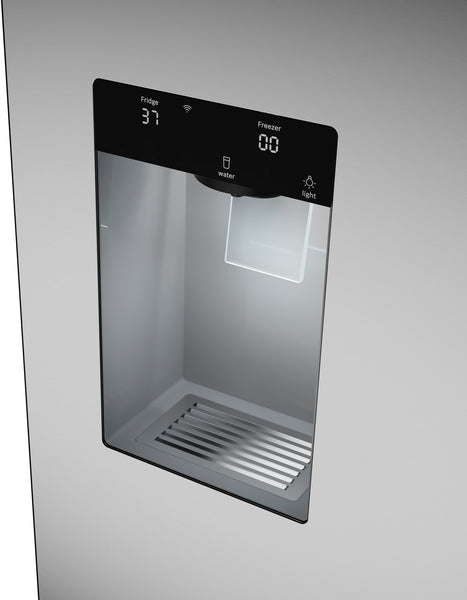 100 Series, French Door Bottom Mount Refrigerator, 36'', Stainless steel (with anti-fingerprint), Total No Frost