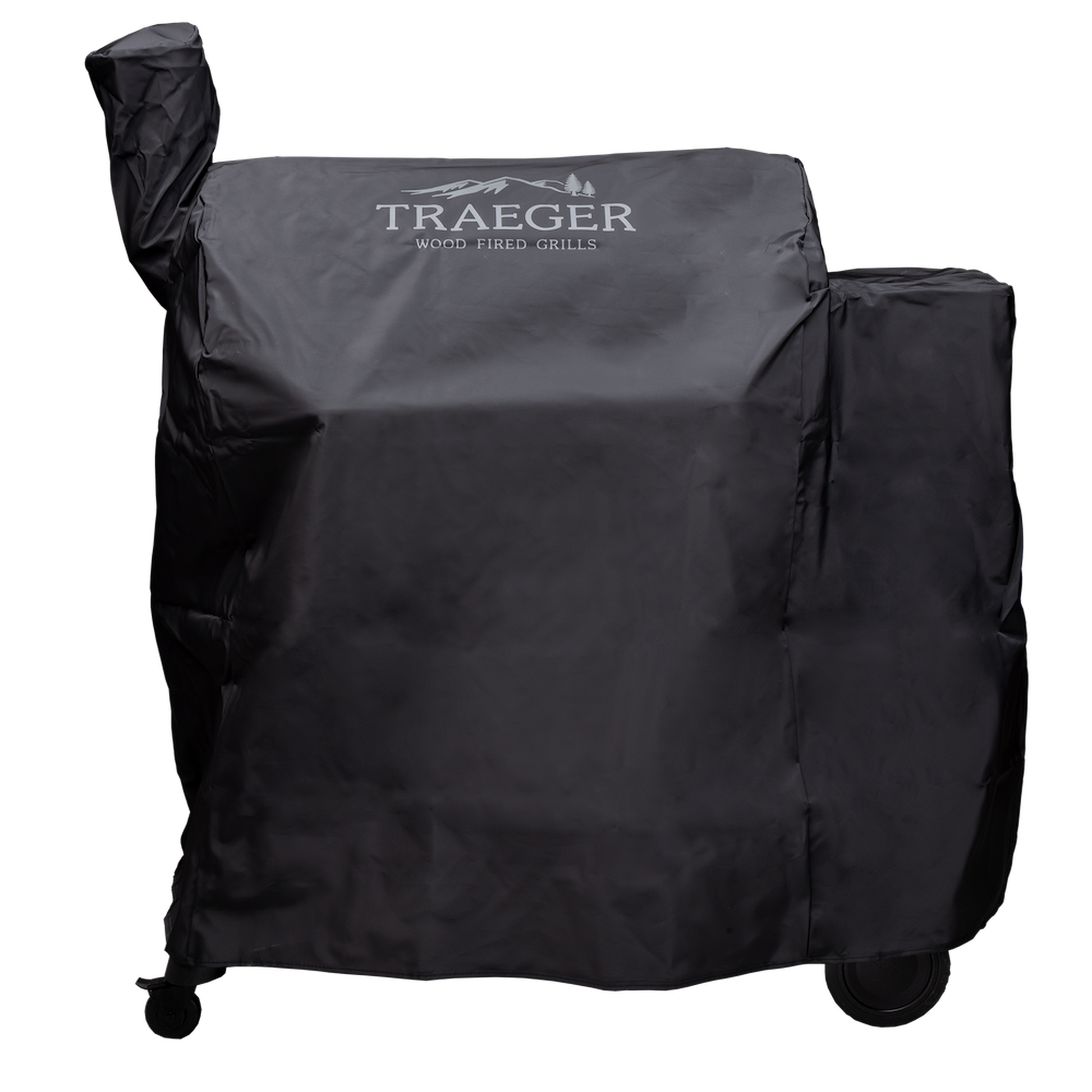 Black full-length heavy-duty grill cover for outdoor protection in grilling accessories and lawn and garden use