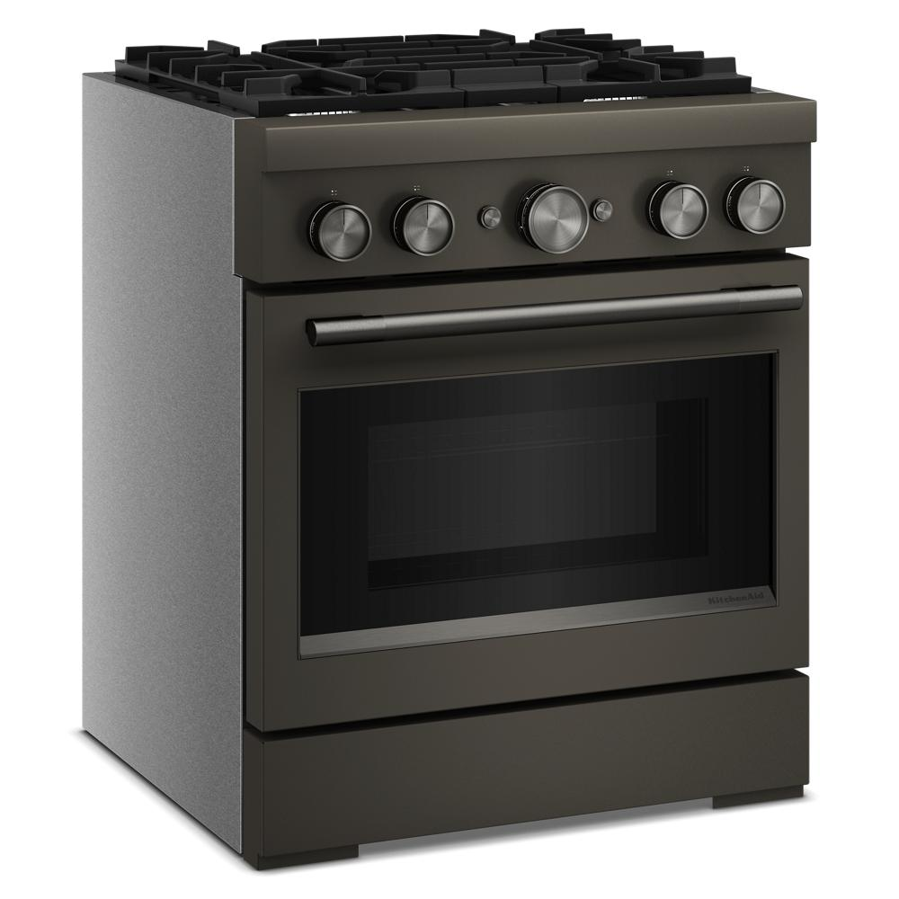 30-Inch 4 Burner Commercial-Style Dual Fuel Range with No Preheat Air Fry Mode