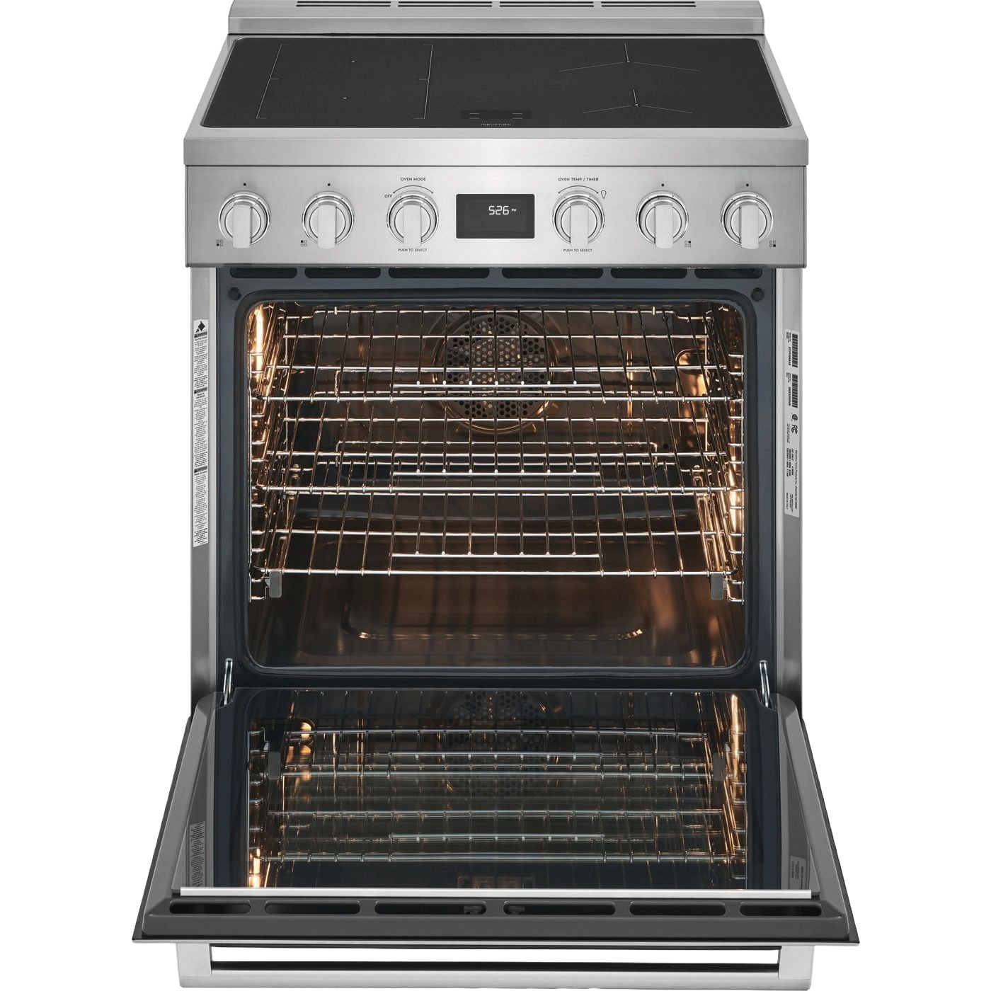 30" Induction Freestanding Range