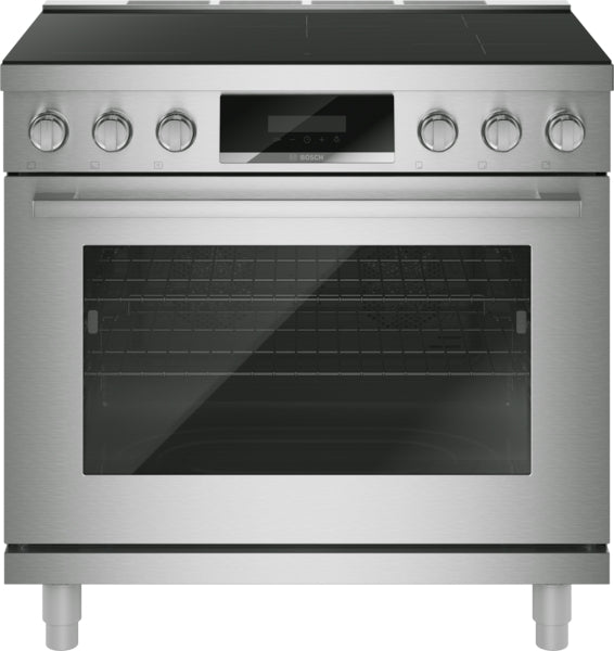 800 Series, Induction freestanding range, 36'', Stainless Steel