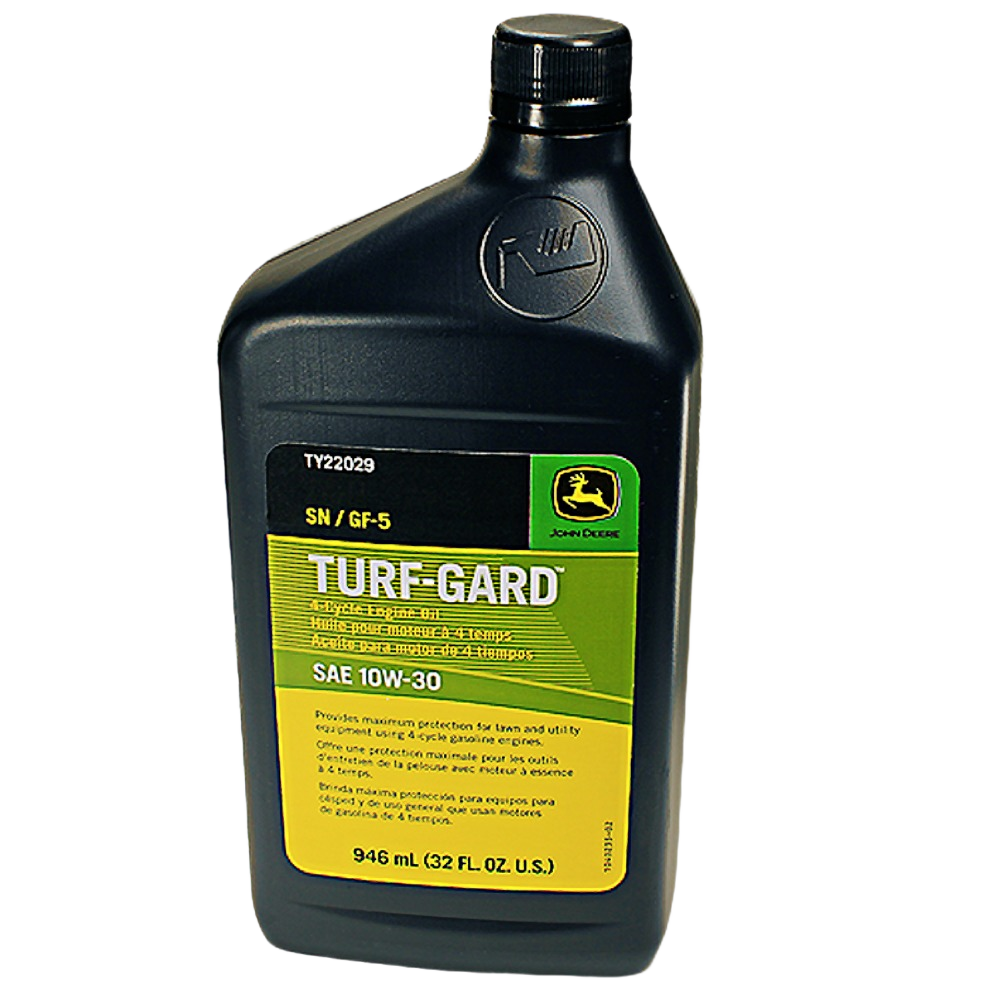 John Deere Turf-Gard SAE 10W-30 Engine Oil 32 Oz – Hartville Hardware