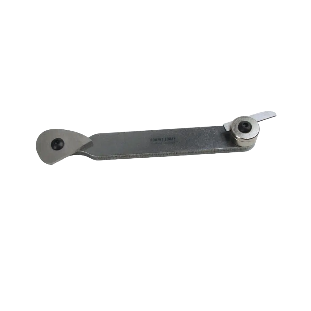 Adjustable metal cutting tip holder tool with rotating blade for precision woodworking tasks and home improvement projects