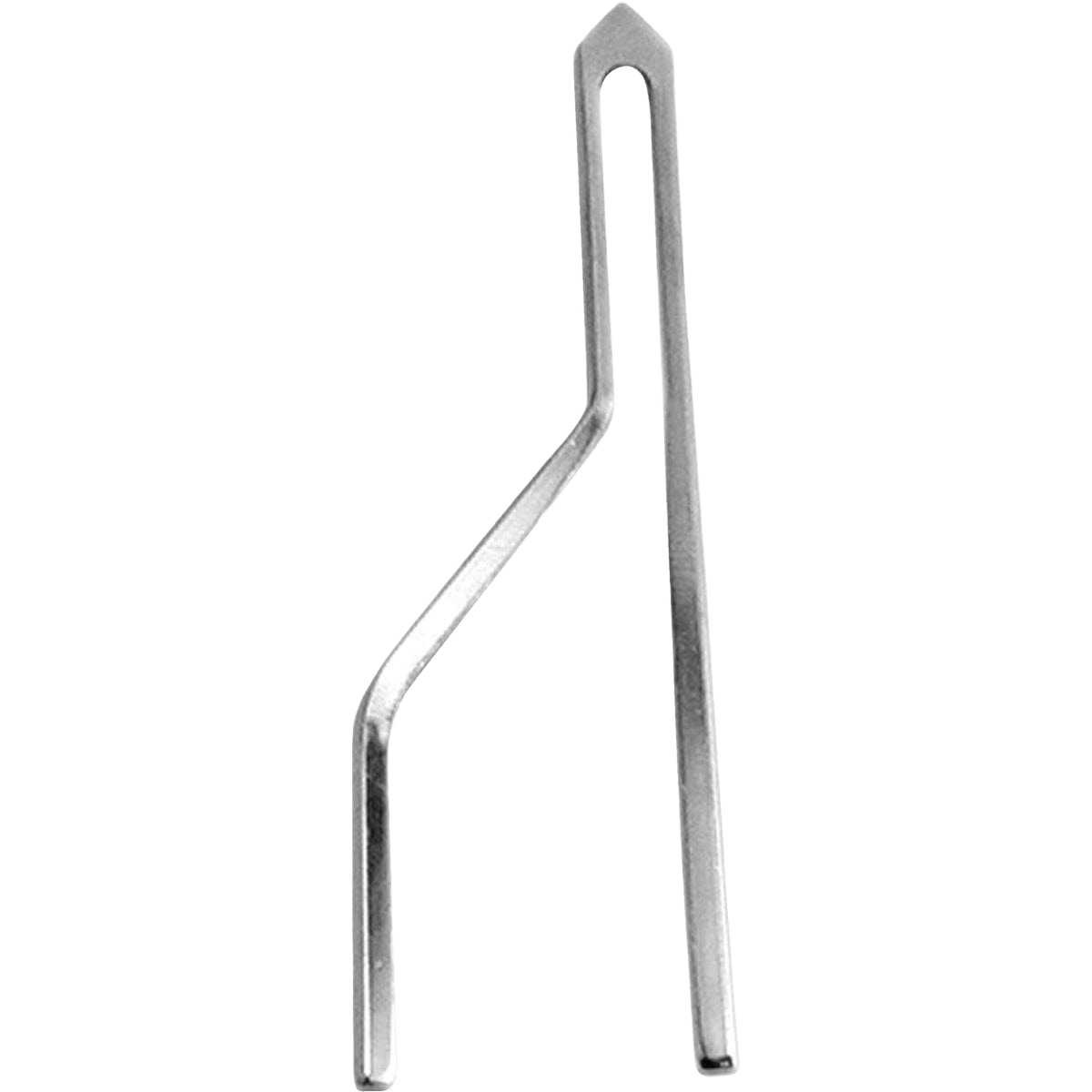 Silver quick-change soldering gun tip designed for efficient tool maintenance and home improvement use