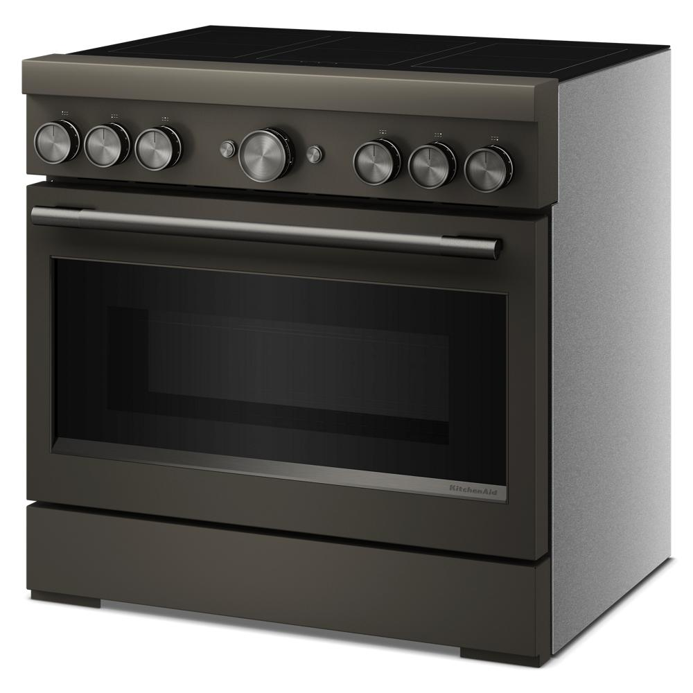 36-Inch 6-Element Induction Freestanding Commercial-Style Range with Air Fry