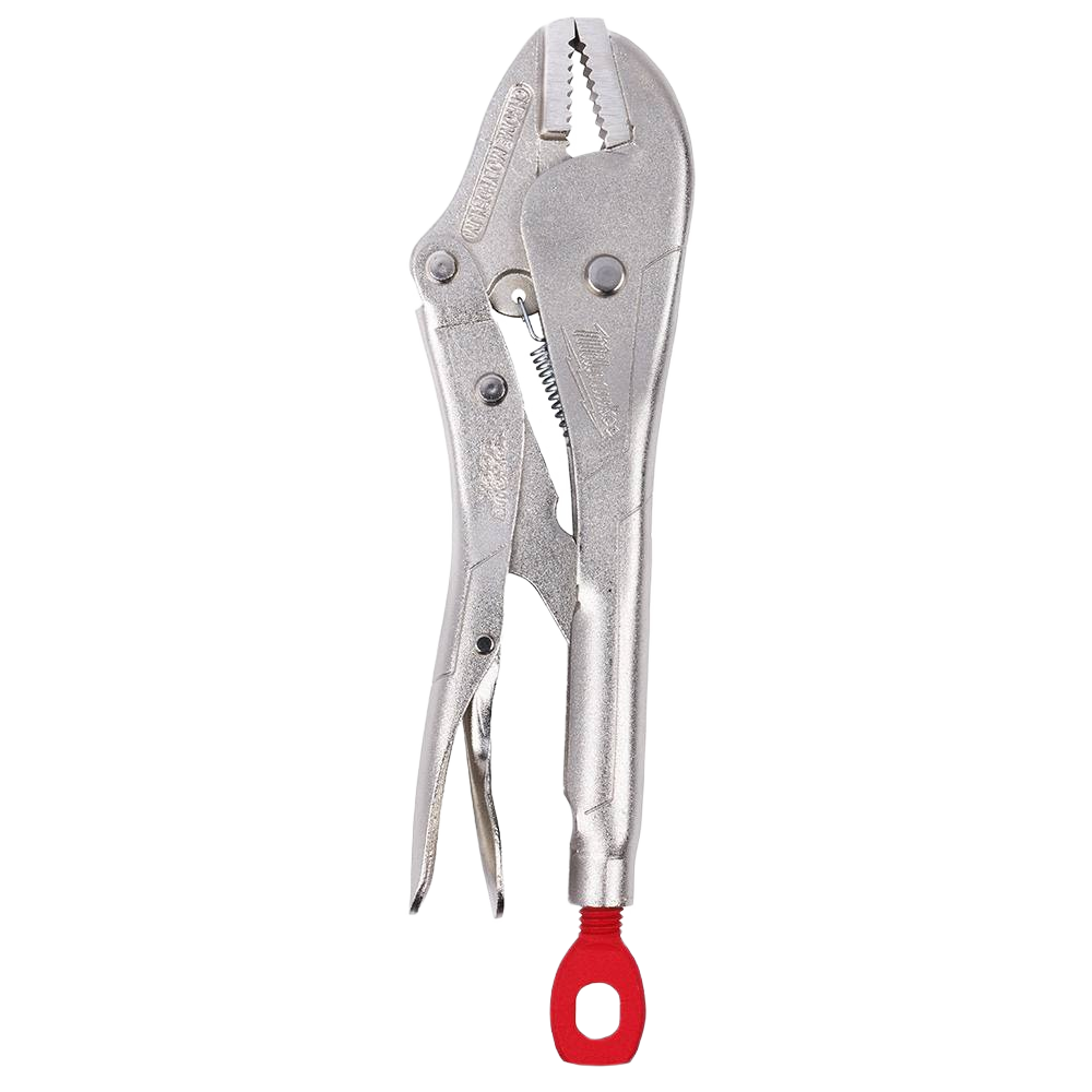 7-inch straight jaw locking pliers with hardened steel jaws for enhanced grip in hand tools and woodworking collections
