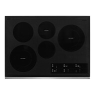 30-inch Electric Ceramic Glass Cooktop with Two Dual Radiant Elements