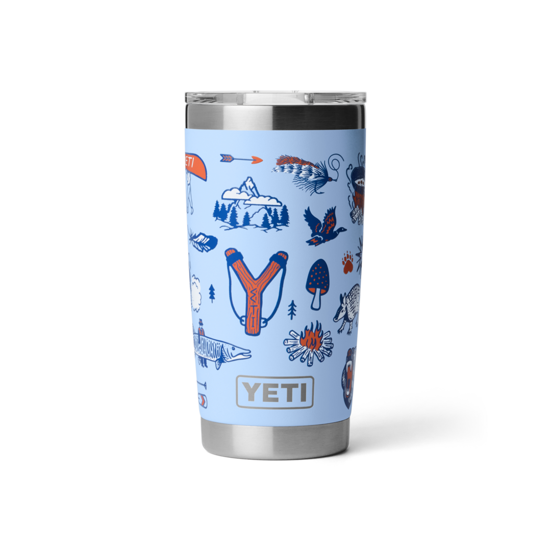 YETI Rambler 20 Oz. Whippersnapper Blue Tumbler with Magslider Lid
