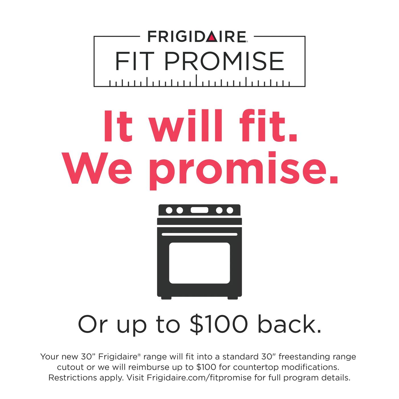 30" Front Control Electric Range with Air Fry