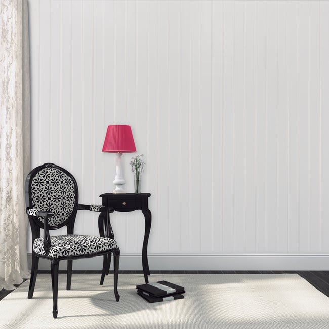 3/16 in. x 4 ft. x 8 ft. Paintable Beaded Board Panel