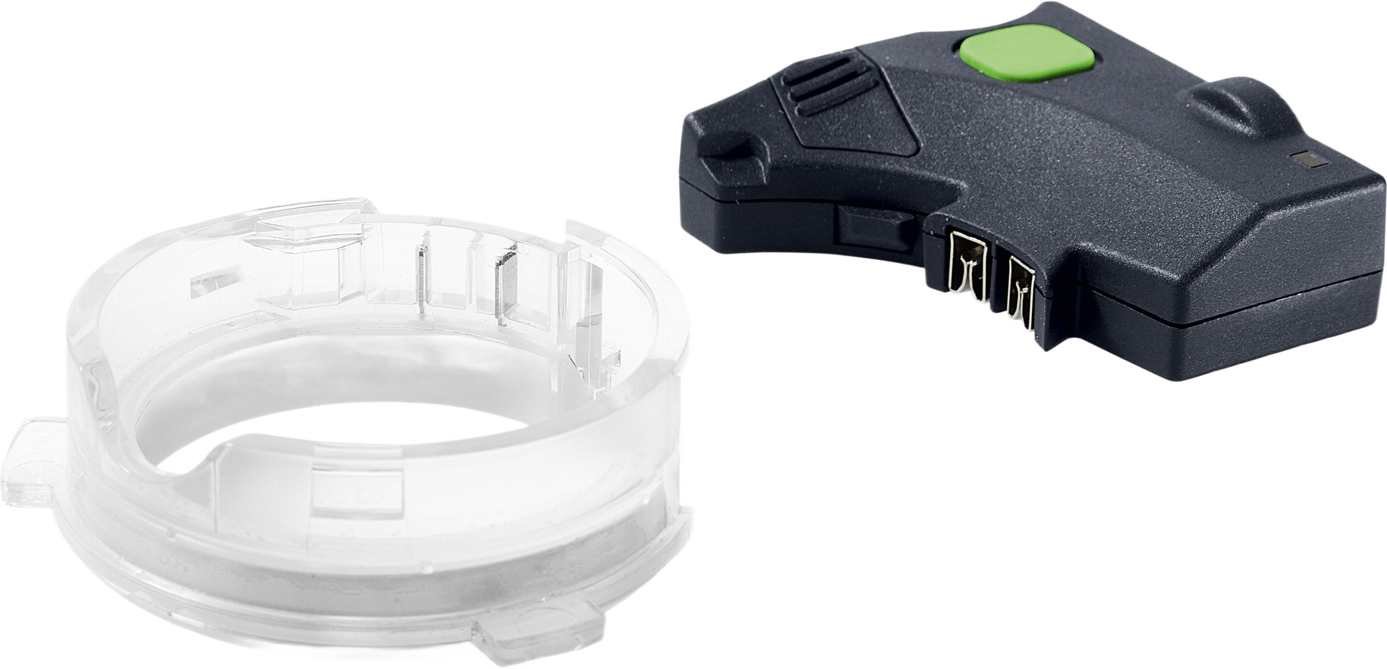 Festool light module with integrated LED ring and clear mounting base for woodworking tool accessories under $100 collections