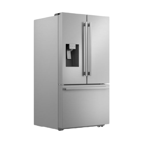 28.9 cu ft stainless steel French door refrigerator with water dispenser and bottom freezer from Refrigerators collection