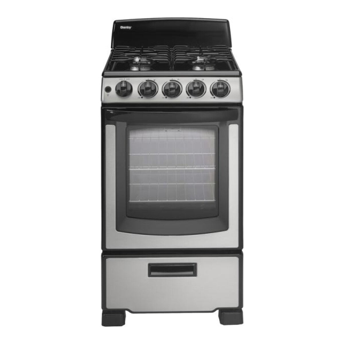 Danby 20" Wide Gas Range in Stainless Steel - DR203BSSGLP