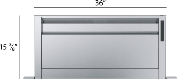 800 Series, Downdraft Ventilation, 37'', Stainless Steel