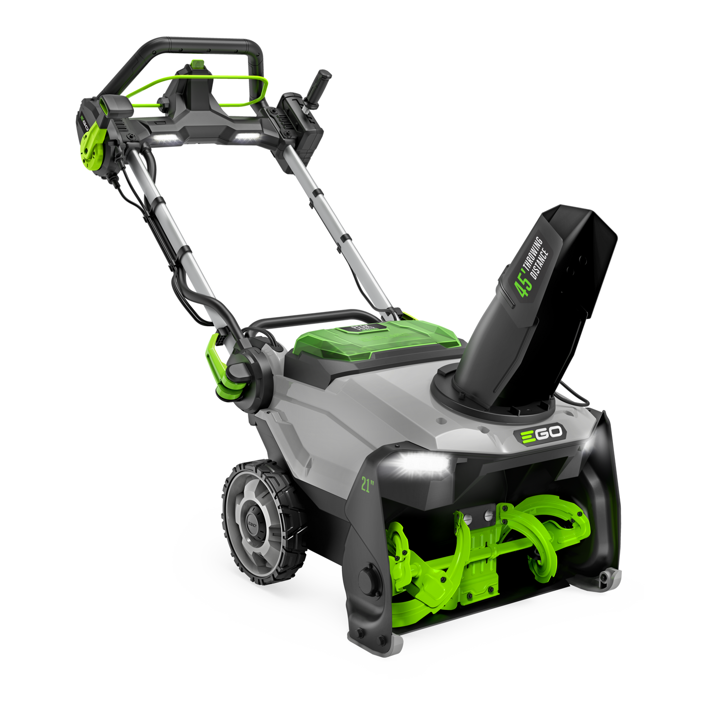 EGO POWER+ 21" Single-Stage Snow Blower with Peak Power™ with 2 x 6.0Ah Batteries and Dual Port Charger