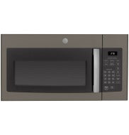 Stainless steel over-the-range microwave with digital control panel and recessed handle from kitchen appliances collection