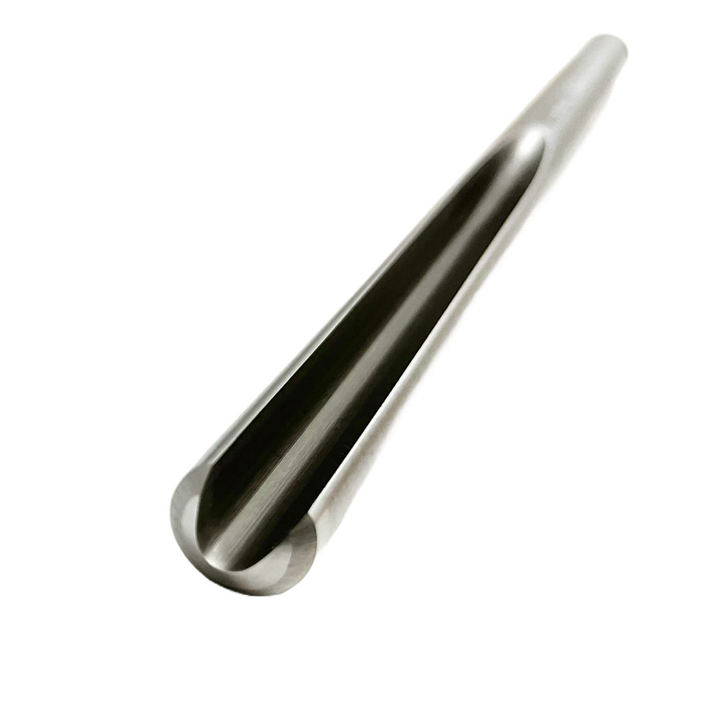 Polished steel bowl gouge blade with deep flute for precise woodworking in Robert Sorby tool collection