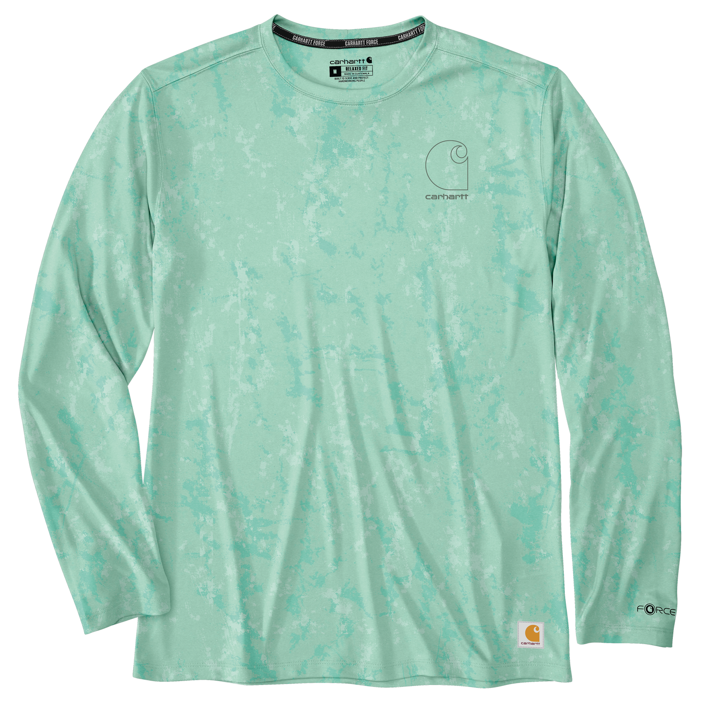 Carhartt Men's Force Sun Defender Relaxed Print Long-Sleeve T-Shirt