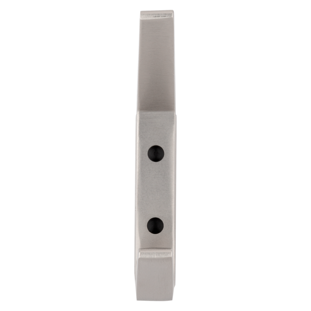 Satin nickel geometric wall hook with reed design for storage and organization in home improvement under $50 collection