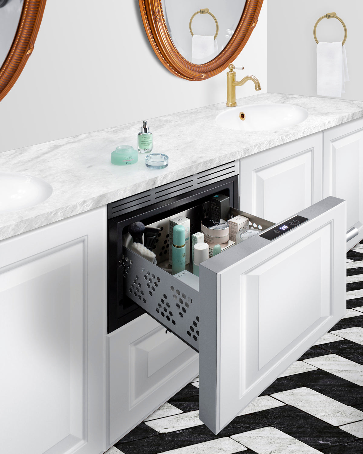 18" Wide Built-In BeautiFridge Cosmetics Refrigerated Drawer (Panel Not Included)