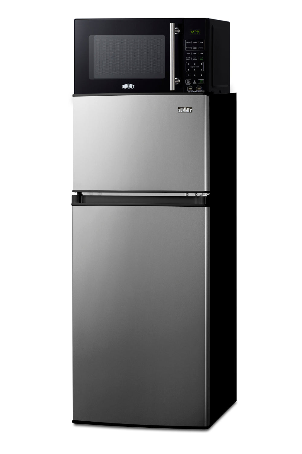 Microwave/Refrigerator-Freezer Combination with Allocator