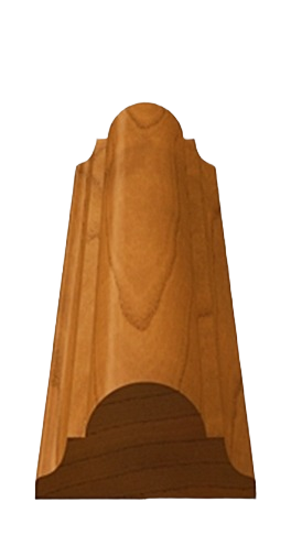 Wooden molding piece with decorative profile, suitable for home improvement and lumber building materials under $50 collection