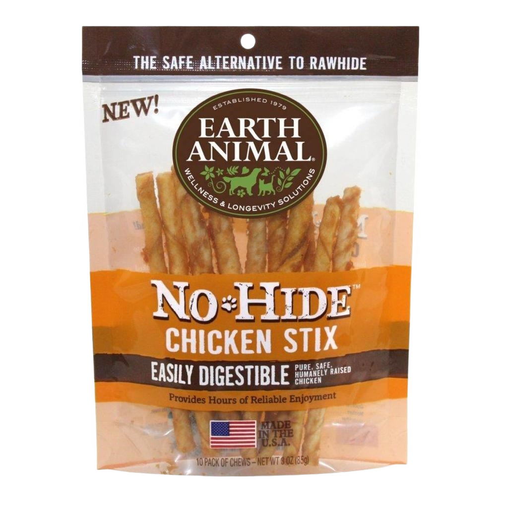 Earth Animal No Hide Chicken Stixs dog treats, natural digestible chews, under $50 pet and animal supplies collection