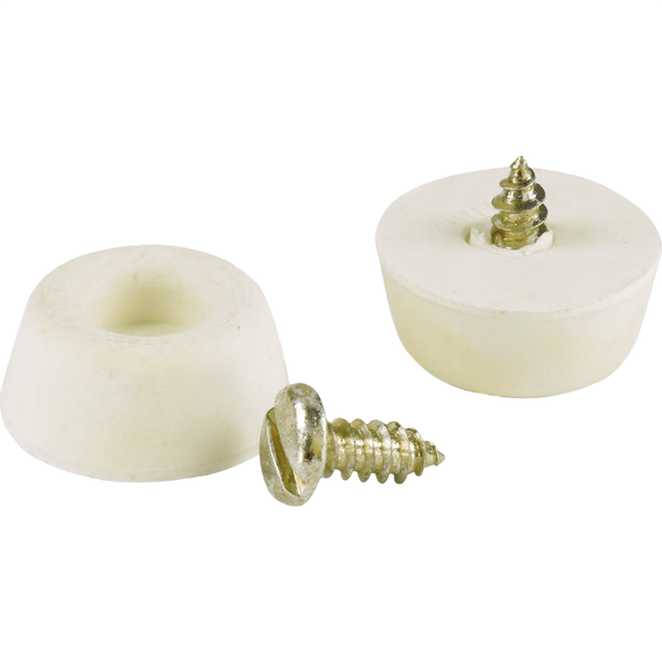 Do it Best 7/8 in. Off-White Round Furniture Bumpers, 4-Pack ...