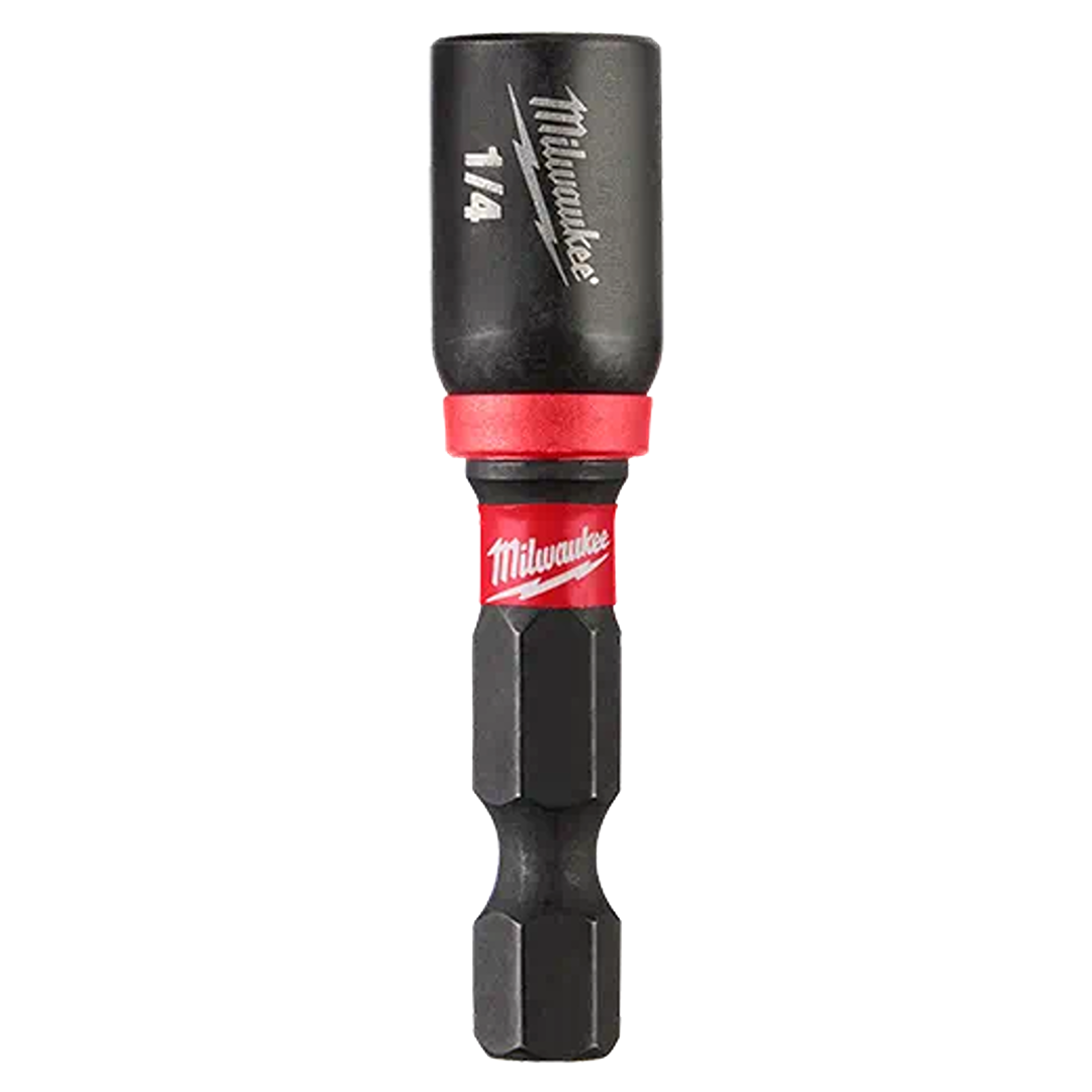 1/4-inch magnetic nut driver with durable heat-treated steel, part of Milwaukee tool accessories collection under $50